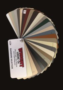 Wright Siding Co., Siding Options Color Palette